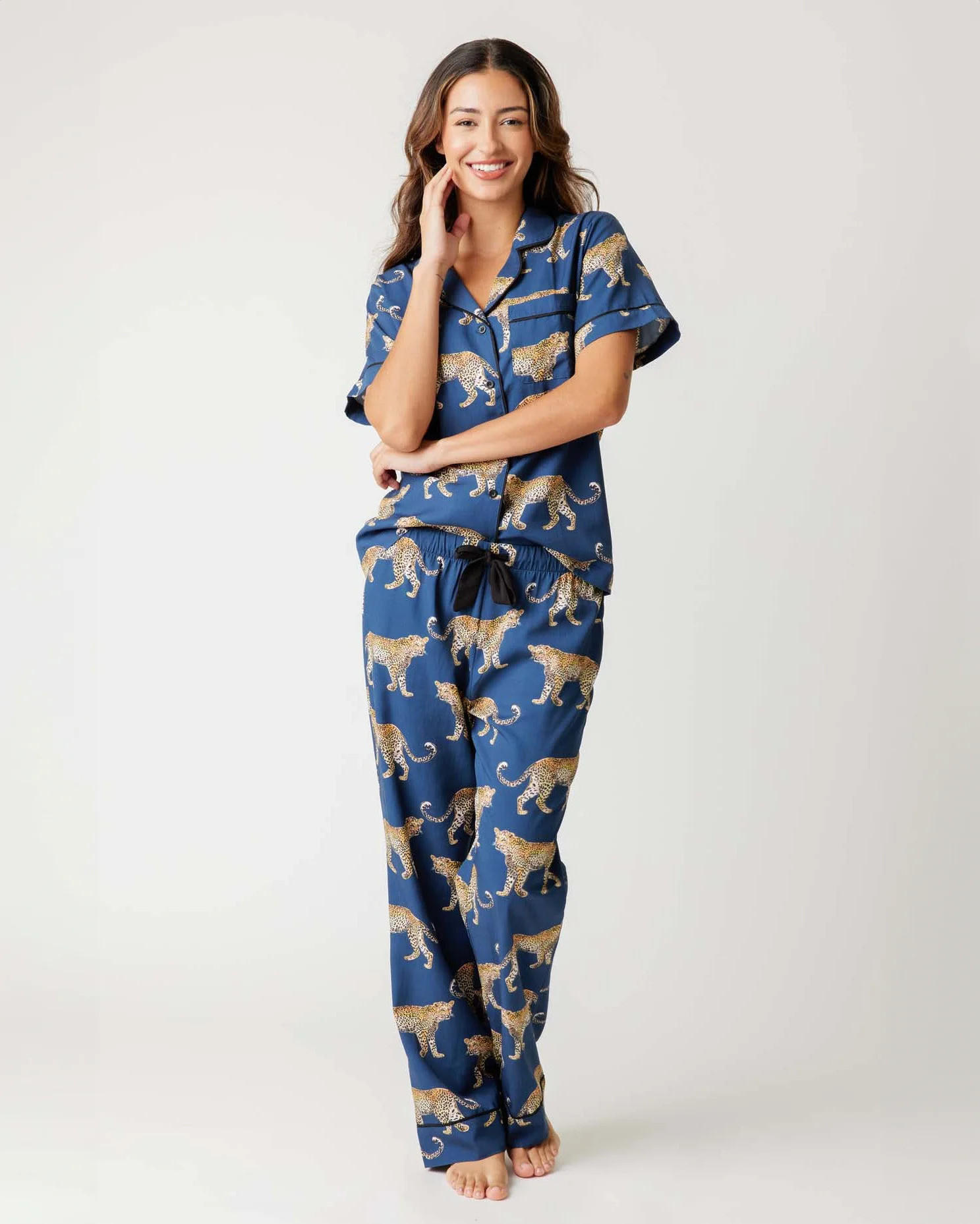 Cheetahs Pajama Pants Set | Colorful Prints, Wallpaper, Pajamas, Home Decor, & More | Katie Kime Inc