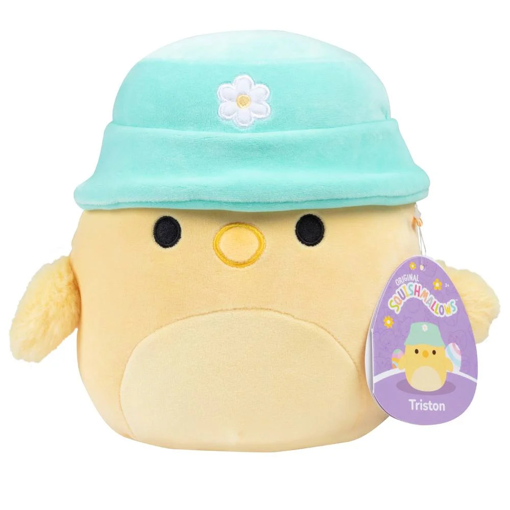 Squishmallows 8" Triston the Yellow Easter Chick with Flower Bucket Hat - Officially Licensed Jaz... | Walmart (US)