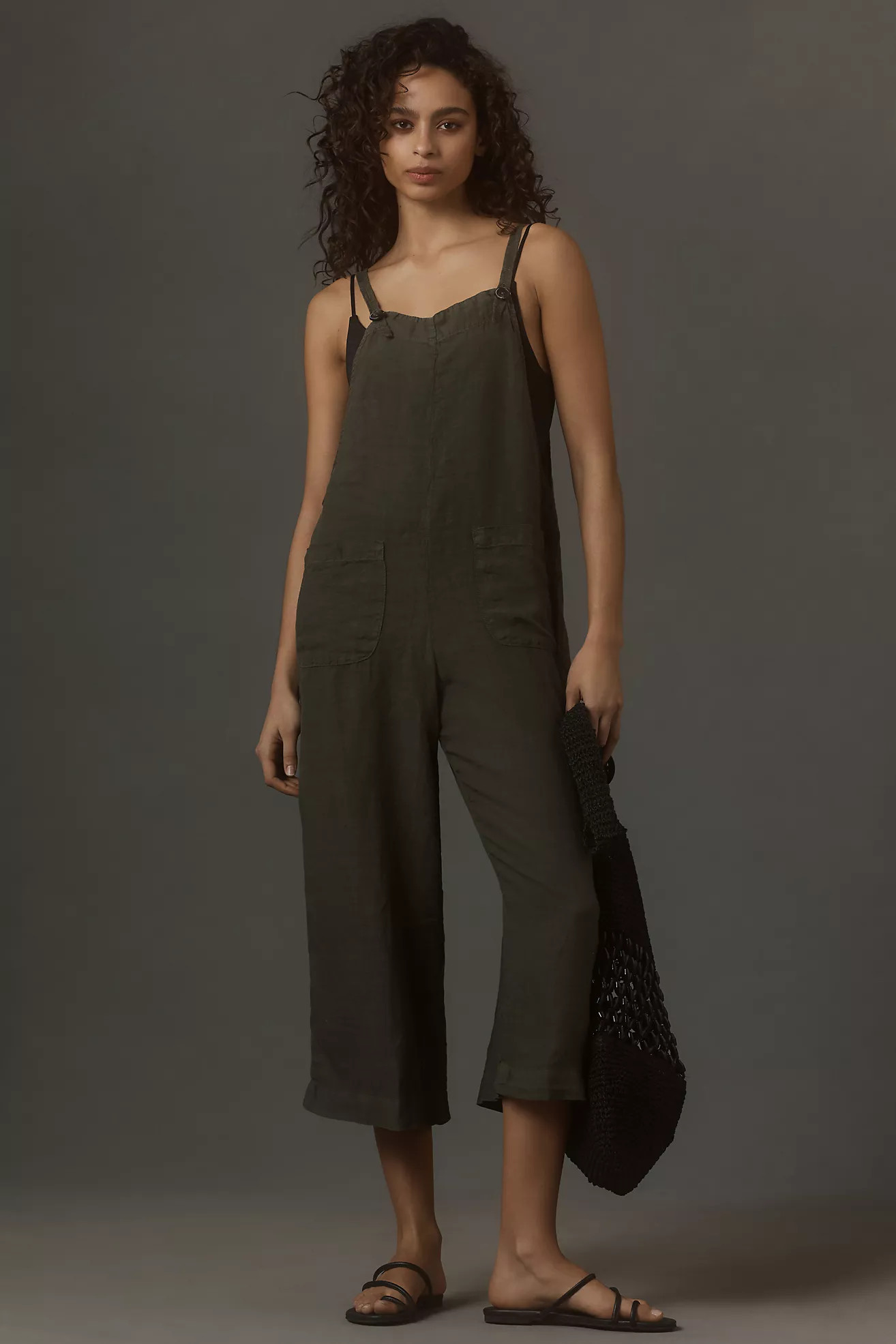 Velvet by Graham & Spencer Isabel Linen Jumpsuit | Anthropologie (US)