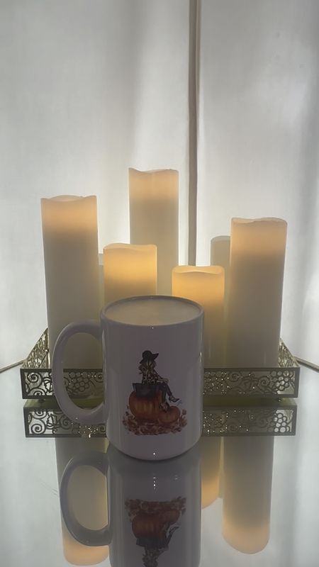 Happy Monday! Getting ready for spooky season! Love these Melsy mugs!

These flameless candles are also perfect for the coming colder months. They make your space so cozy and are perfect for the holidays!

I also have them hooked up to a remote so I am not constantly turning them on and off.

#LTKSeasonal #LTKHoliday #LTKhome