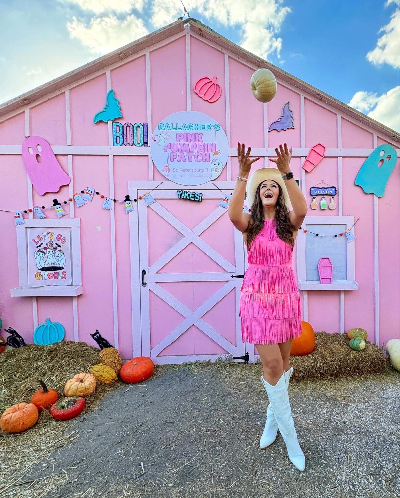 Cowgirl Barbie roping in the fall fun in this halter top pink fringe dress 💖

#LTKSeasonal #LTKHalloween #LTKparties