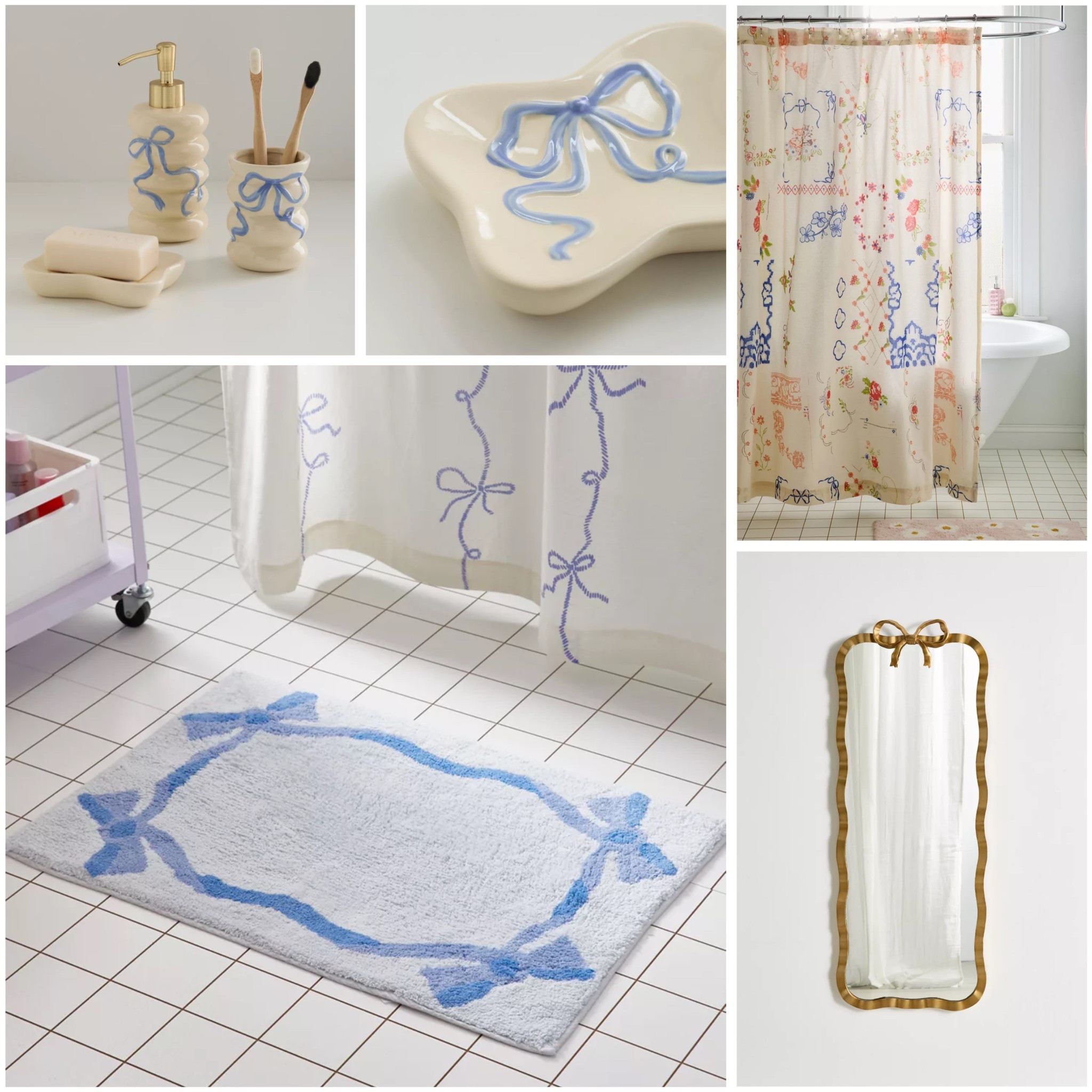 Home Refresh. Here’s some girly inspo for your bathroom with these bow items. The soap dispenser, holder, soap dish and another bath mat option are available in pink too. 

#LTKFindsUnder100 #LTKHome #LTKStyleTip