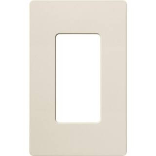 Claro 1 Gang Wall Plate for Decorator/Rocker Switches, Satin, Pumice (SC-1-PM) (1-Pack) | The Home Depot