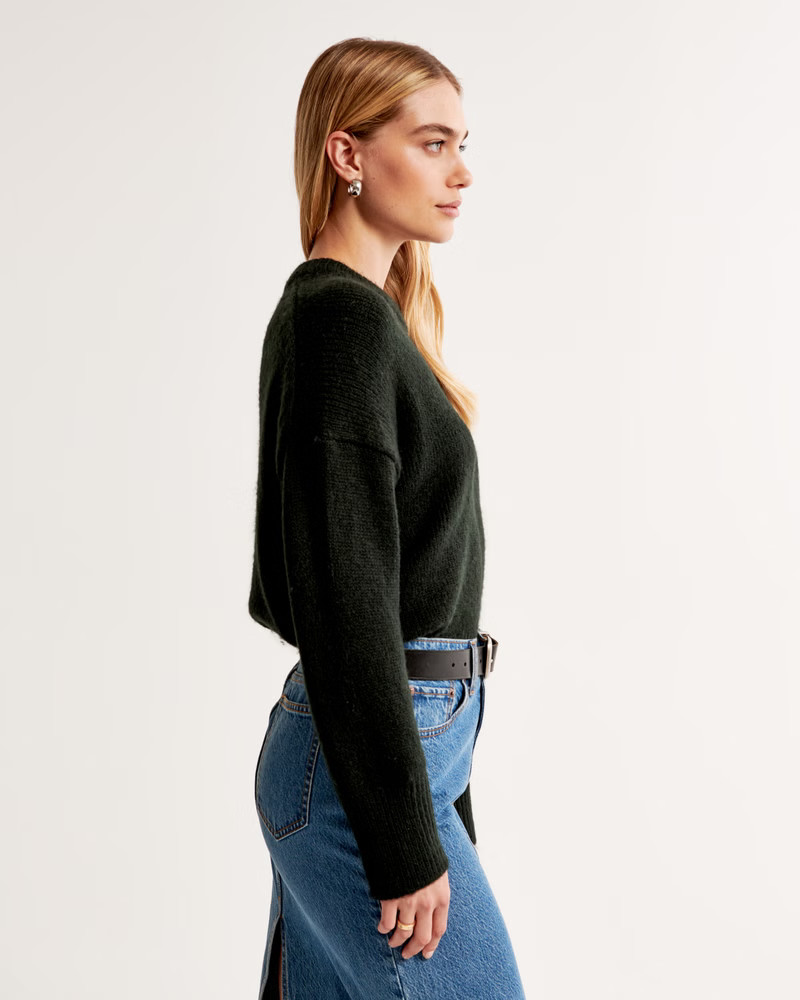 Wedge Crew Sweater | Abercrombie & Fitch (US)