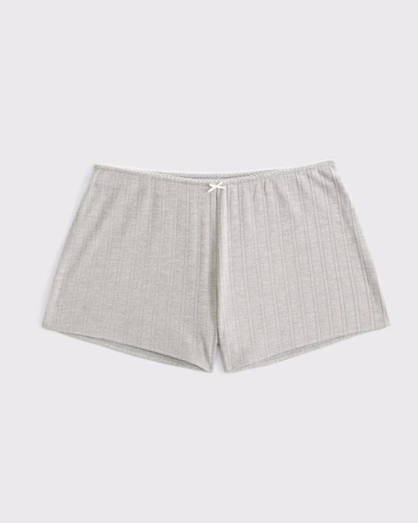 Pointelle Sleep Short | Abercrombie & Fitch (US)