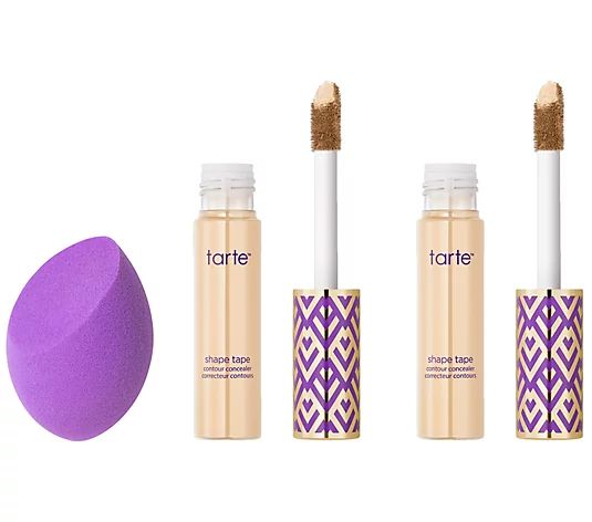 tarte Shape Tape Concealer Duo with Sponge | QVC