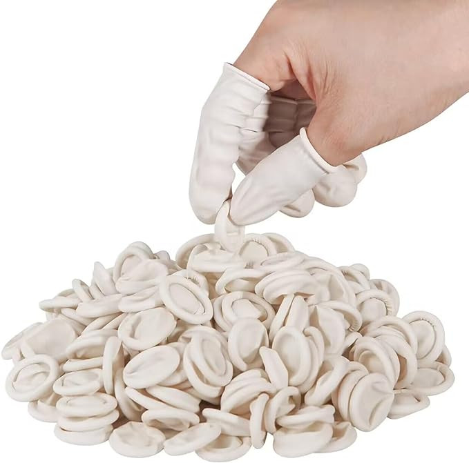 tifanso Finger Cots Disposable, Medium Finger Thumb Gloves Protectors, Sleeves Covers Protection ... | Amazon (US)