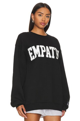 The Mayfair Group Empathy Always Crewneck in Black from Revolve.com | Revolve Clothing (Global)