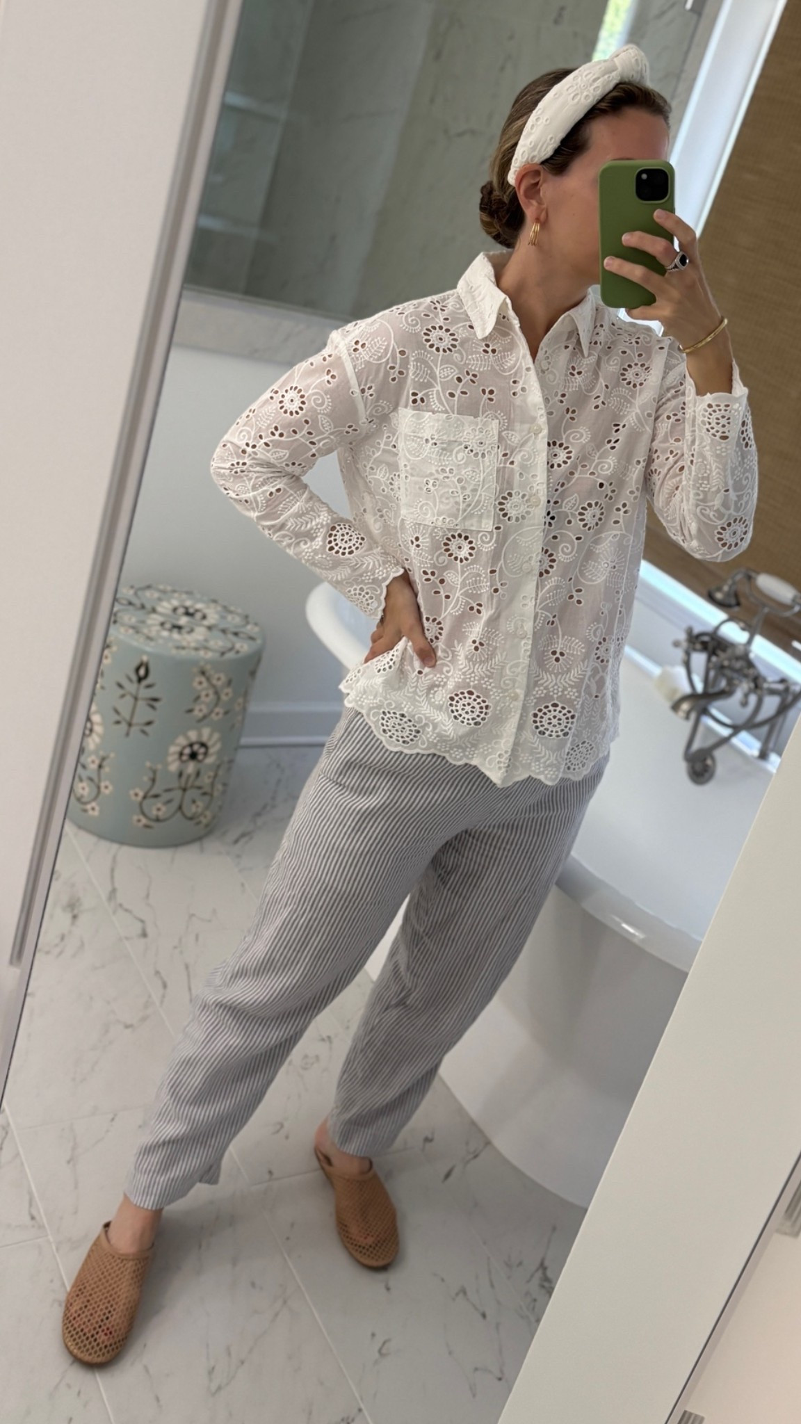 Easiest mom fit ✨ wearing an xs in the shirt and small petite in the pants

#LTKmomlife #LTKootd #LTKBump