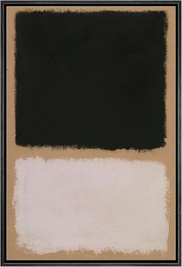 IDEA4WALL Framed Canvas Print Wall Art Rothko Style 1960s Geometric Color Blocks Abstract Shapes ... | Amazon (US)