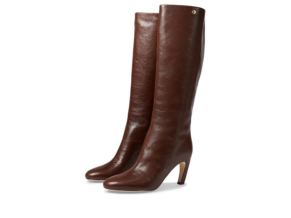 Tory Burch 80 mm Tall Boot (Coco Brown) Women's Boots | Zappos