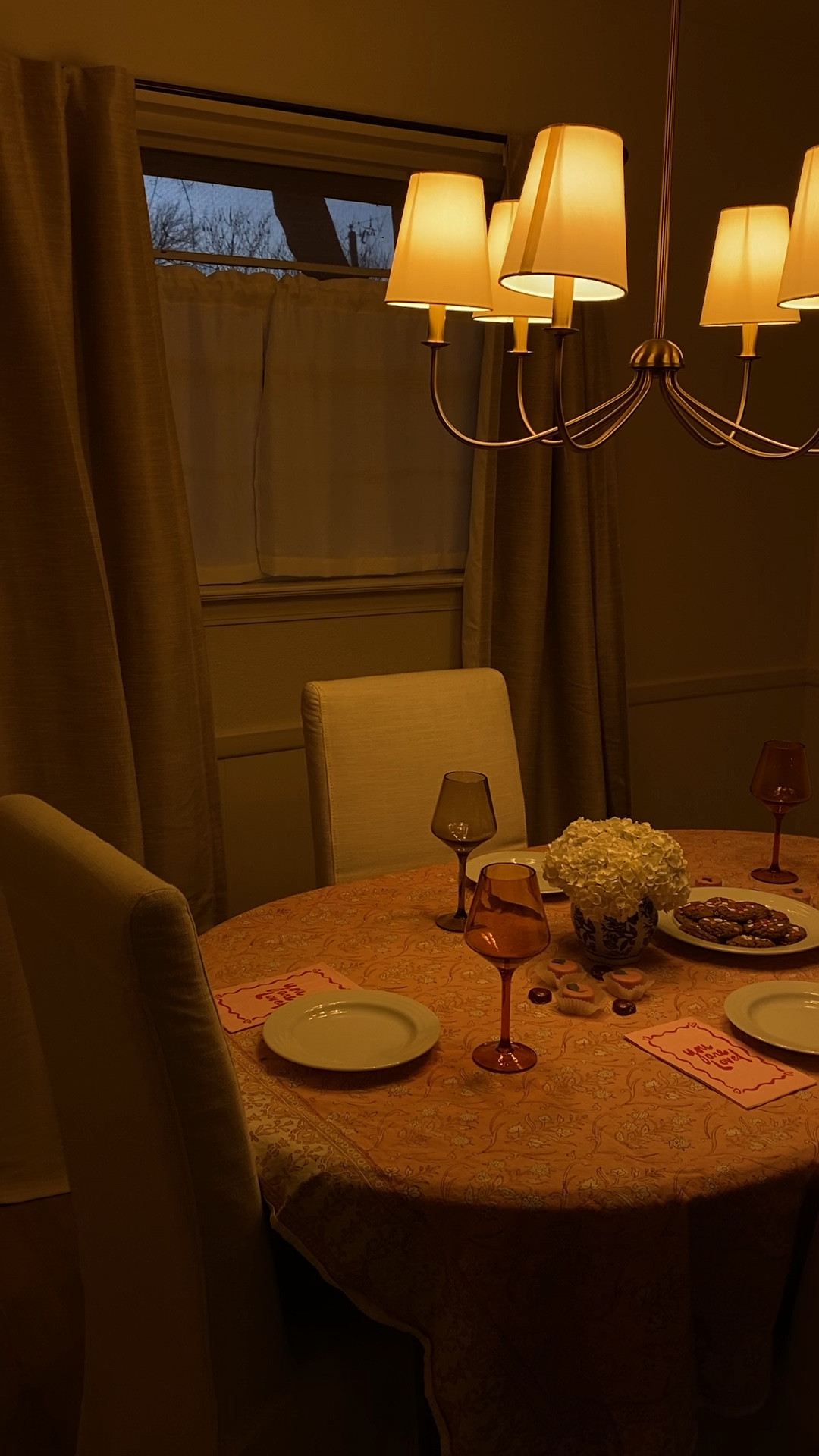 Galentine’s day spread 💘
#tablecloth #tablescape #galentines #valentines #dinnerparty #diningroom #pink #pattern #plastic #wineglasses #colorful #amazonfinds 

#LTKhome #LTKfindsunder50 #LTKSeasonal
