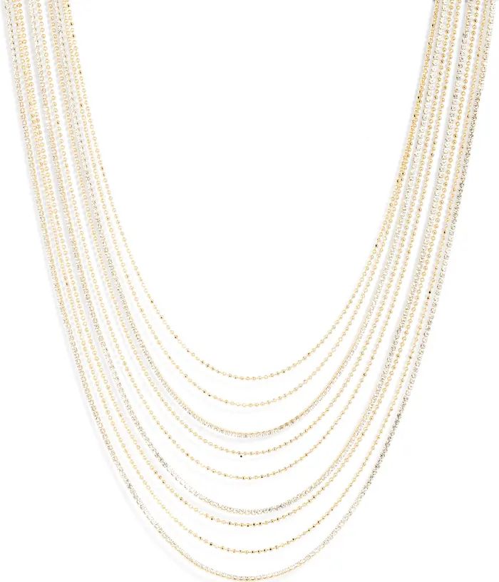 Tennis & Ball Chain Layered Necklace | Nordstrom