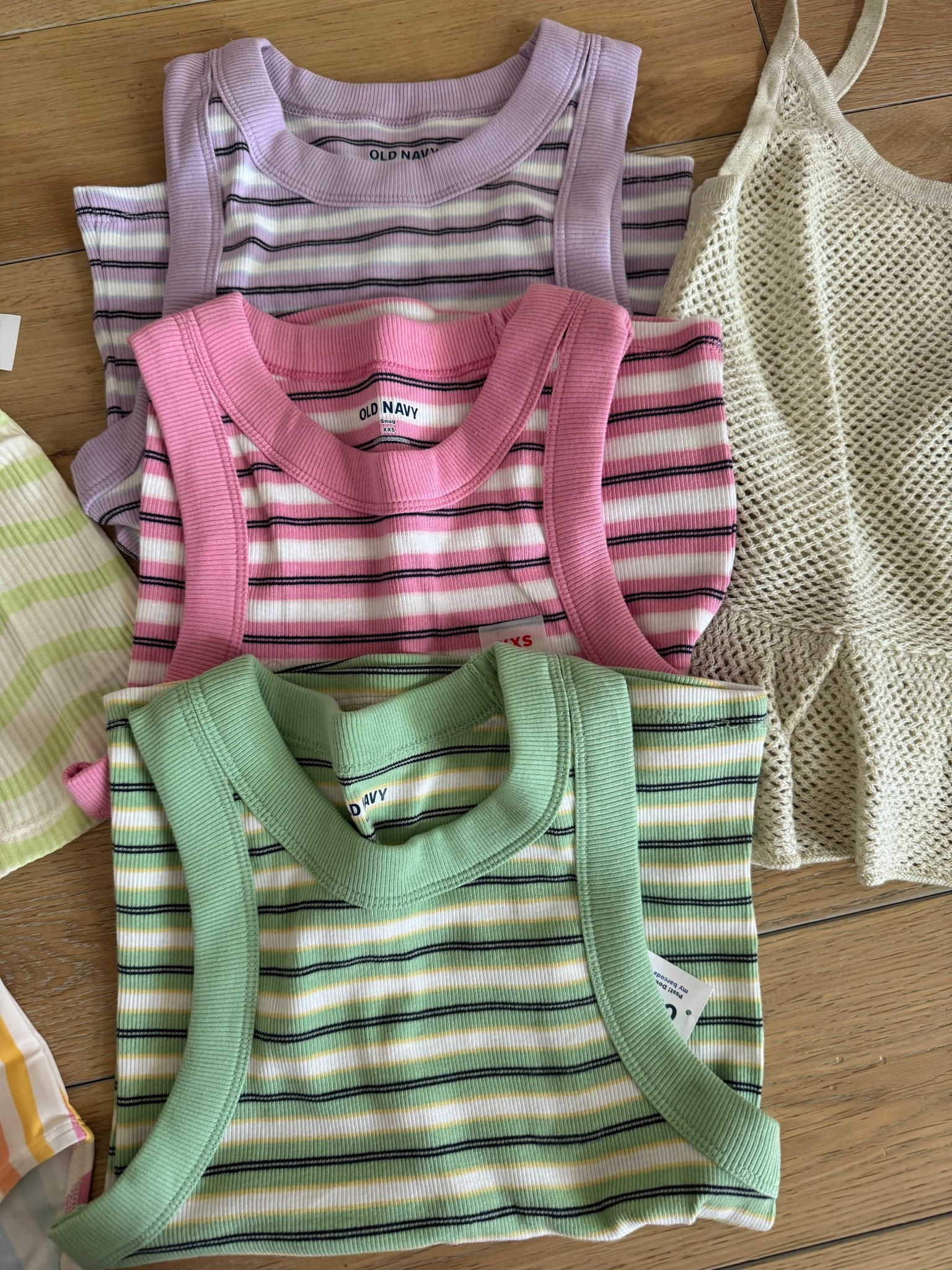 The colors here are giving me life. Love these basic tanks. 50% off old navy until tonight 

#LTKootd #LTKPetite #LTKSaleAlert