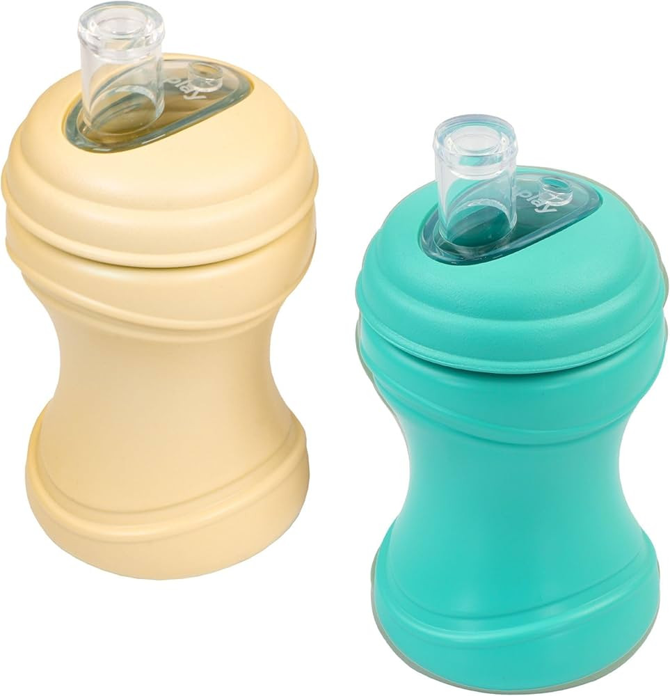 Re-Play Transition Sippy Cups for 1 Year-Old - Medical Grade Silicone Soft Spout & Travel Lid, Ea... | Amazon (US)