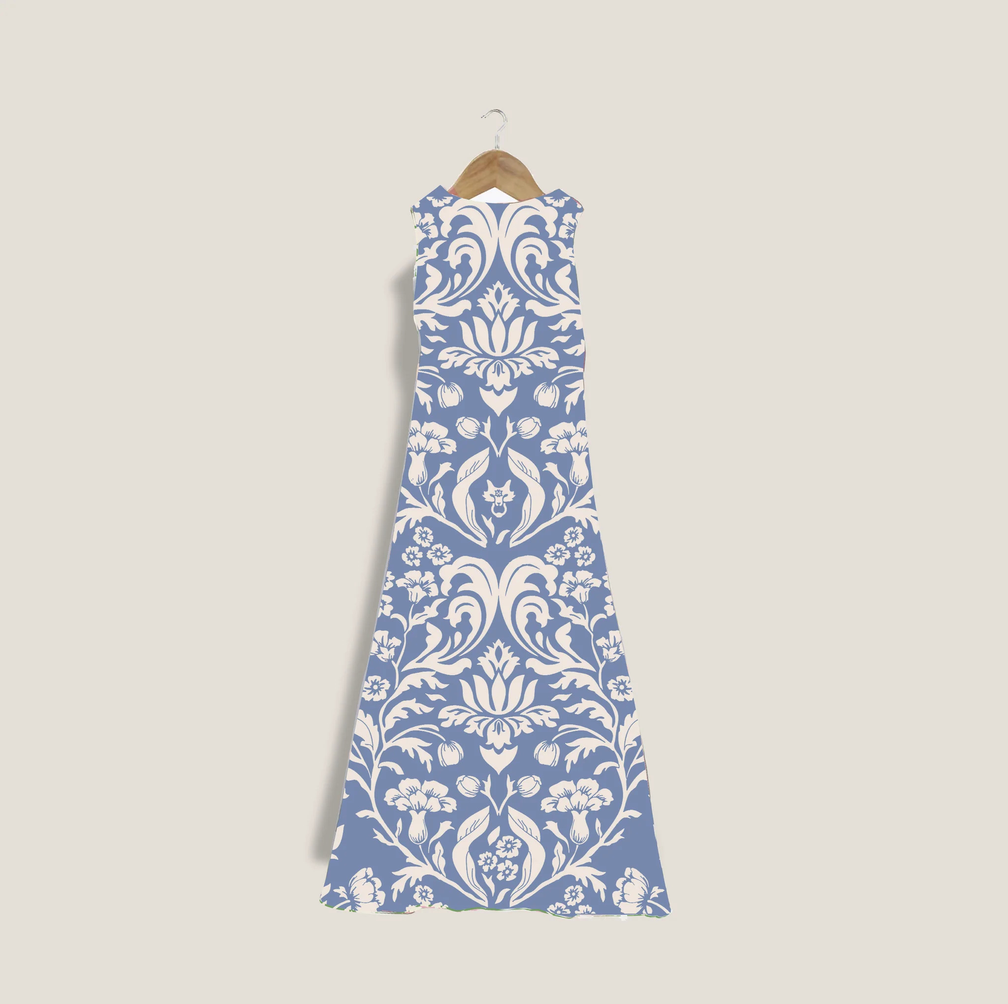 MME. "FLEUR" Garden Dress - CORNFLOWER | MME.MINK