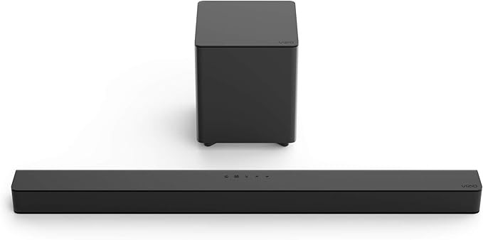 VIZIO V-Series 2.1 Home Theater Sound Bar with DTS:X, Wireless Subwoofer, Bluetooth, Voice Assist... | Amazon (US)