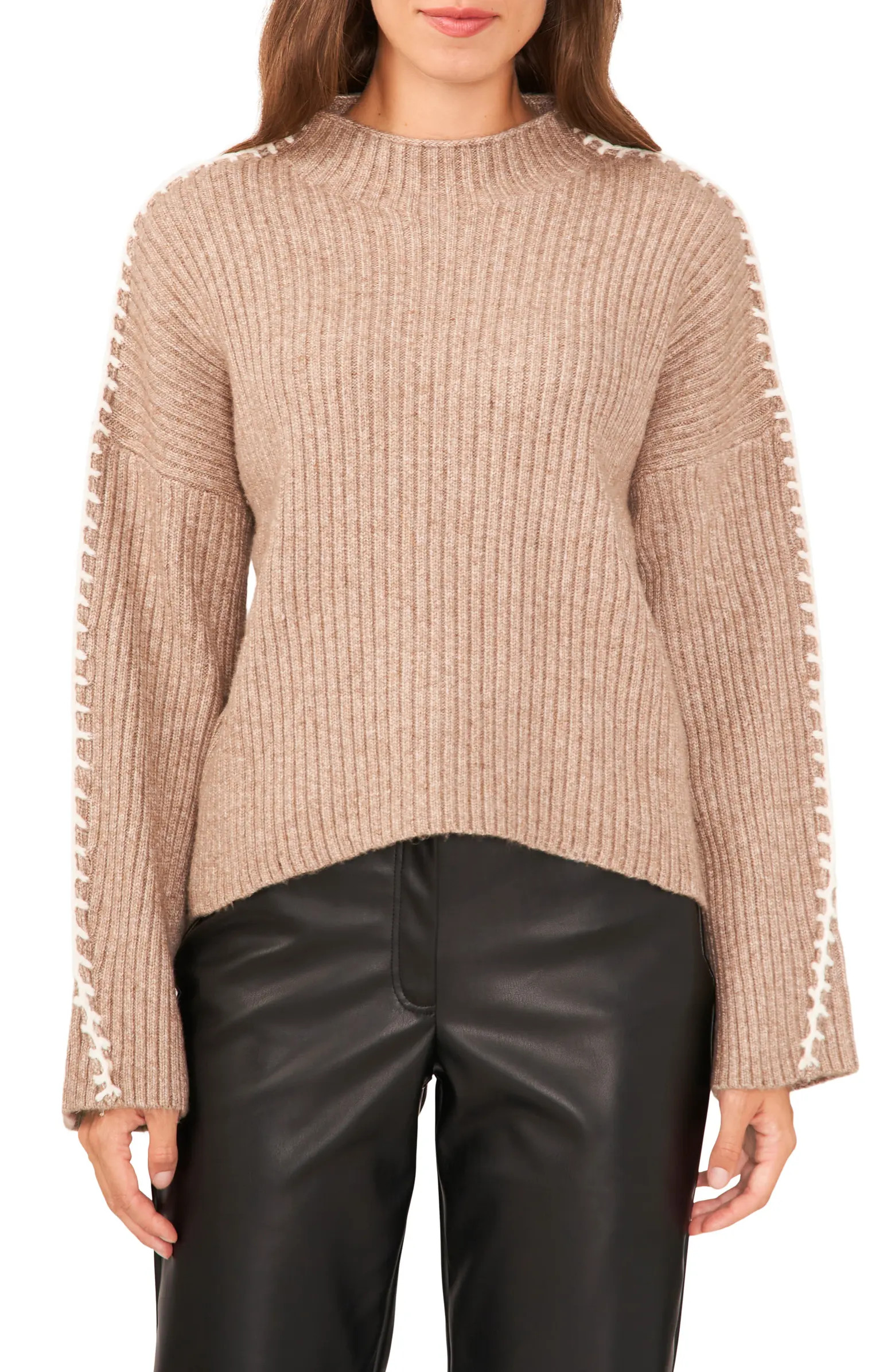 Contrast Stitch Sweater | Nordstrom