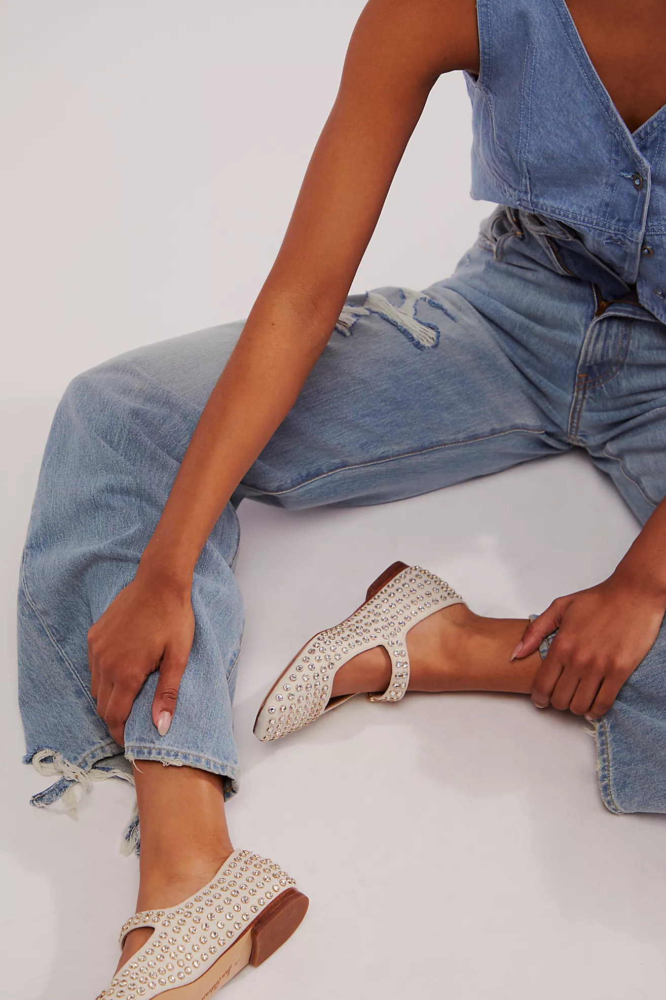 Gem Buckle Ballet Flats | Free People (UK)