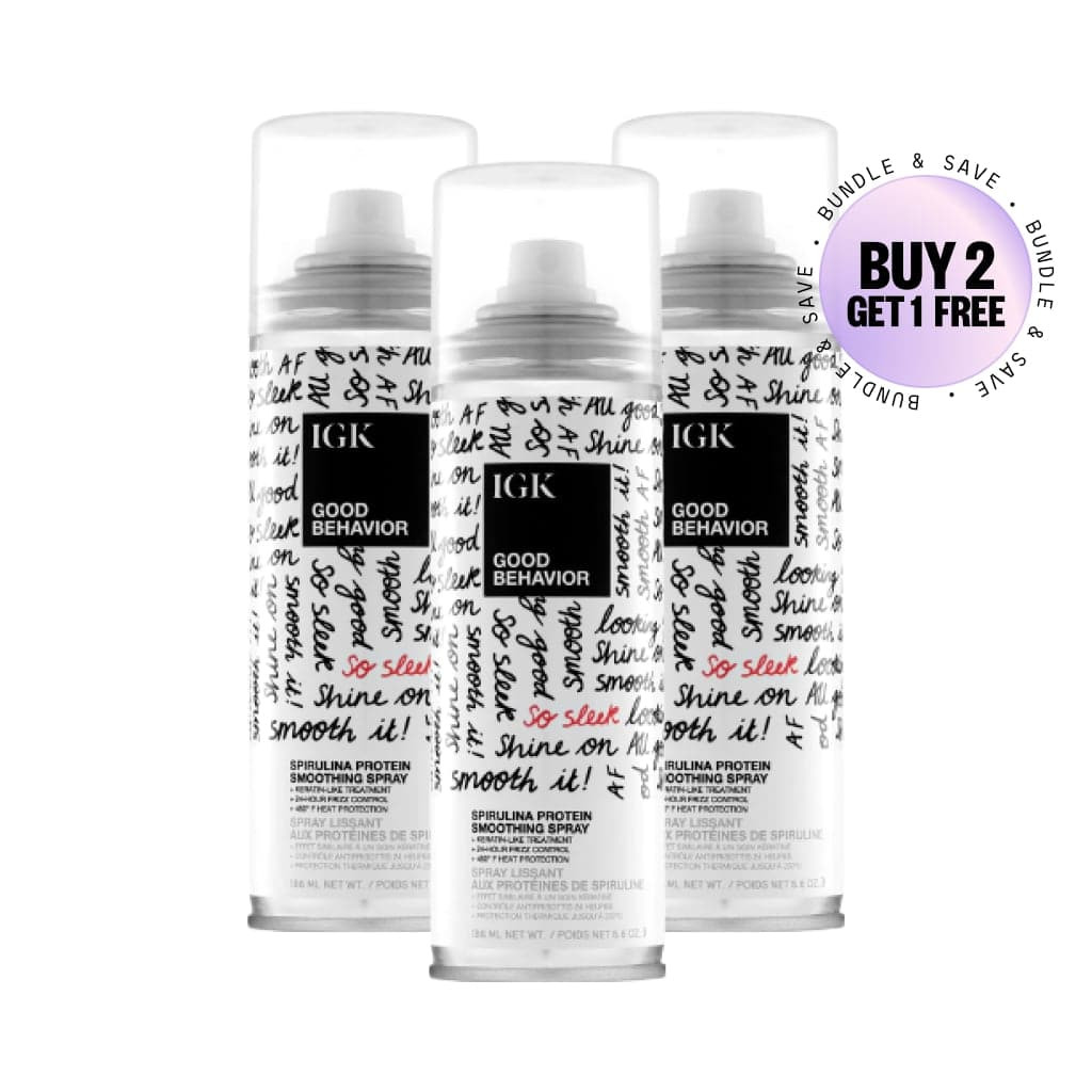 Good Behavior Smoothing Spray Buy 2, Get 1 Free | IGK Hair