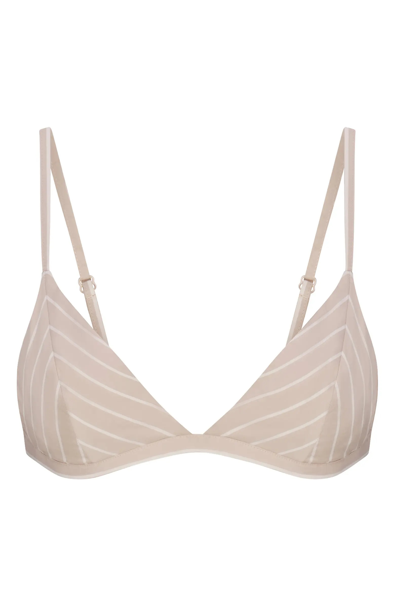 Cotton Poplin Triangle Bralette | Nordstrom