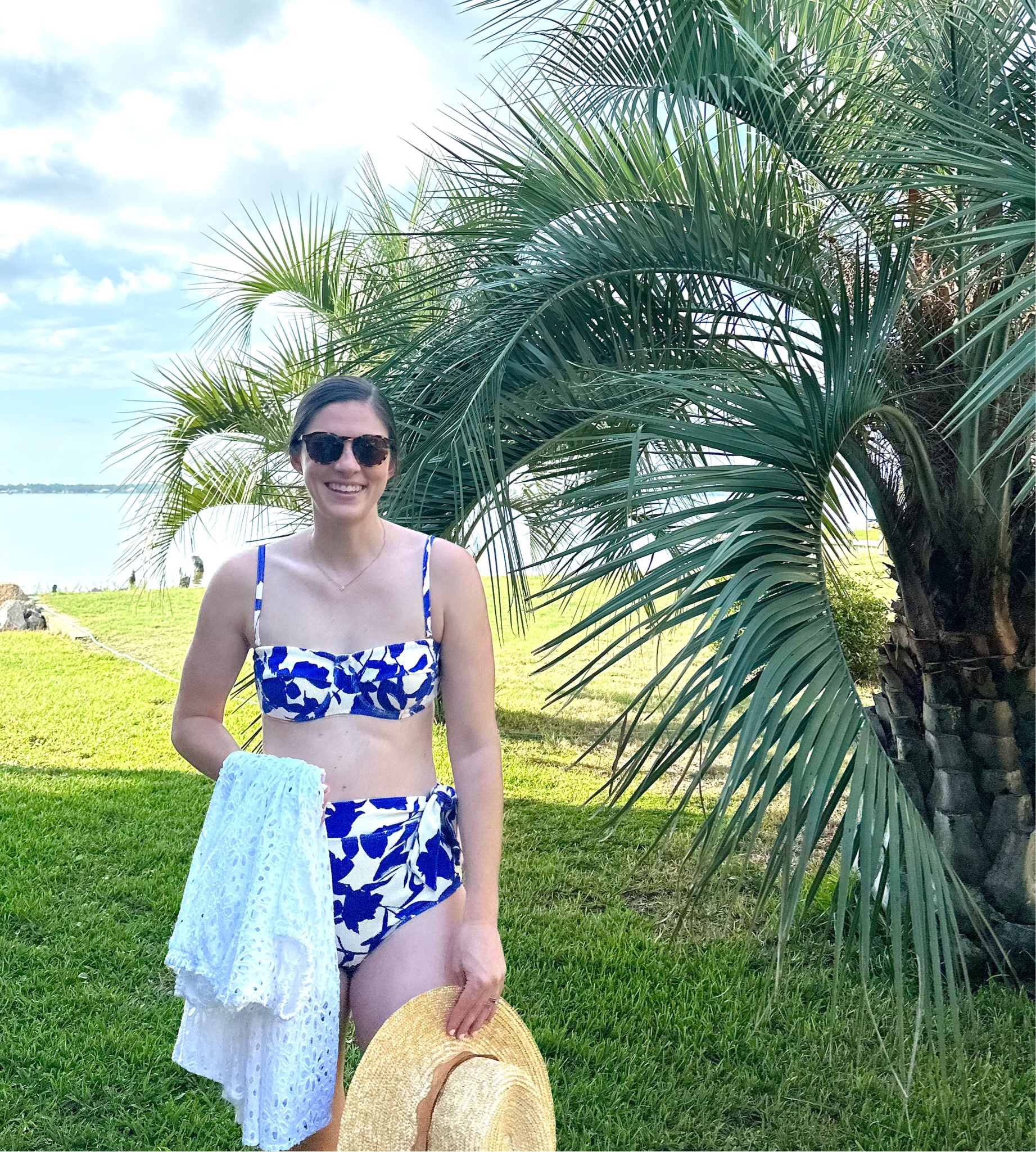 I packed this @shopchangeofscenery swimsuit that has quickly become my favorite suit I’ve tried for our recent family beach trip. The brand offers cute coverups and apparel and the code PREPINYOURSTEP20 will get you 20% off any order over $100 through September 30th. I’ve linked all of my favorites here!

I’m wearing a medium in both the Nellie Top in More Garden Texture top and Side Tie High Waist Bottom. I could’ve probably worn a small in the top as well, but with a self tie top it makes the sizing flexible. The fit of the bottoms is the perfect amount of coverage without feeling unflattering! I also have the Kelly Dress in Fresh White Seaside Eyelet and wear it in XS/S.

#ad #mychangeofscenery #swimwear #designerswimwear #beachlife #beachday #swimwearbrand