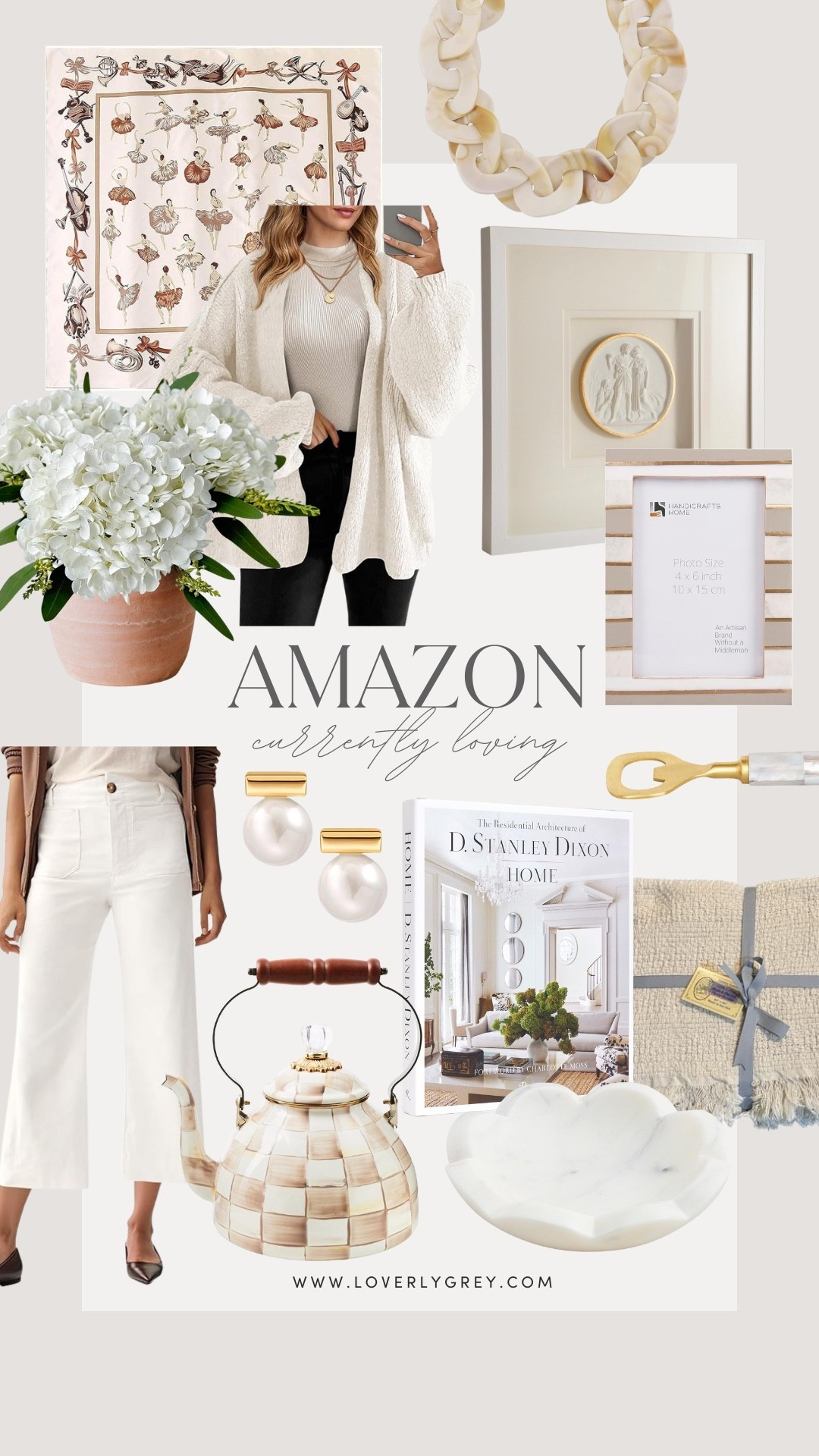 Amazon items I am currently loving. Lots of home decor finds like the coffee table book, decorative marble bowl, and wall art. I am also loving the white pants and button up cardigan that are both under $50. 

#LTKFindsUnder100 #LTKHome #LTKFindsUnder50