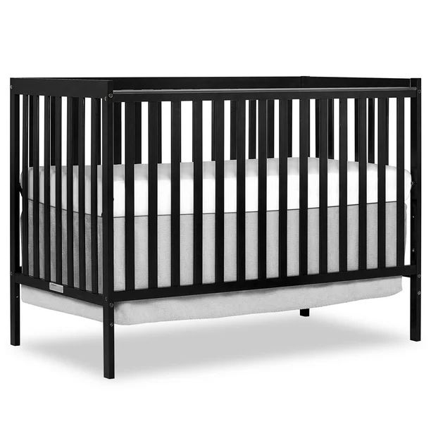 Dream On Me Synergy 5-in-1 Convertible Crib in Black, Greenguard Gold Certified | Walmart (US)