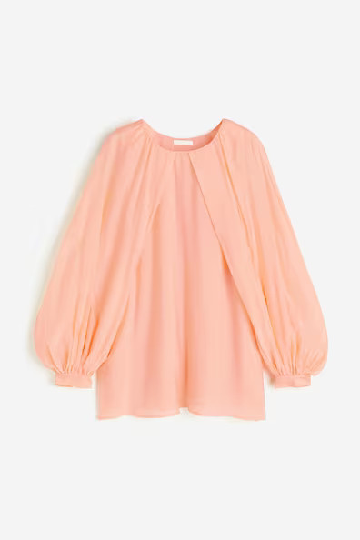 H & M - Voluminöse Bluse - Orange - Damen | H&M (DE, AT, CH, NL, FI)