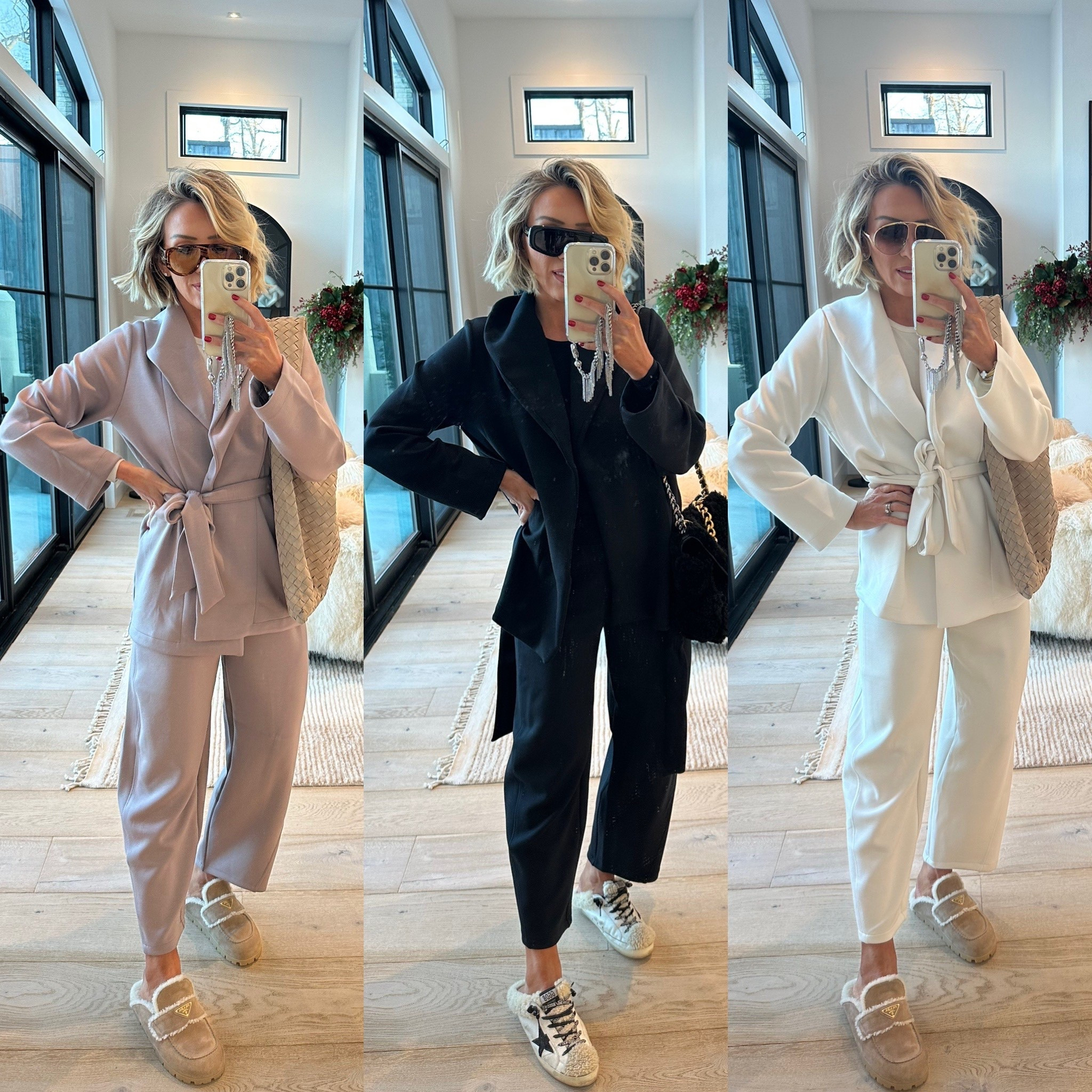 @spanx is here to elevate your cozy winter wardrobe with their new air essentials wrap cardigan set! Use my code “ABBYXSPANX” for 15% off your first order plus free shipping. #spanxpartner