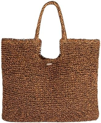 Roxy Women's Beach Tote Bag | Travel | Vacation | Straw | Lightweight | Breathable | Amazon (US)