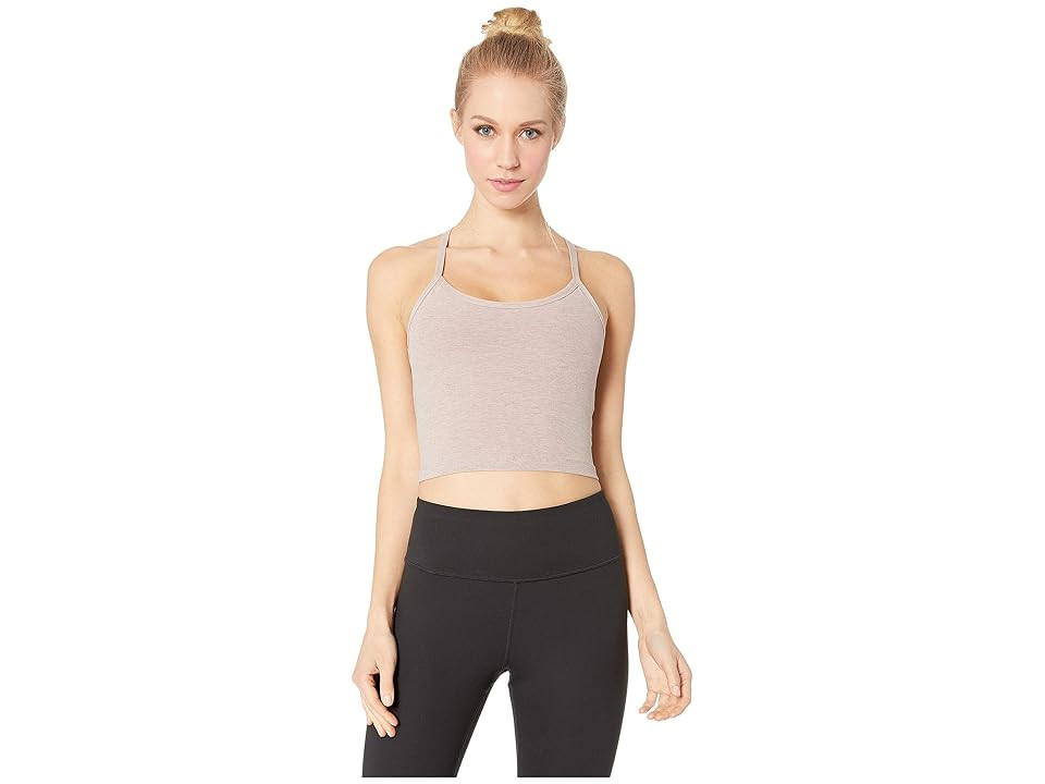 Beyond Yoga Spacedye Slim Racerback Cropped Tank Top (Wild Wisteria/Brazen Blush) Women's Sleeveless | Zappos