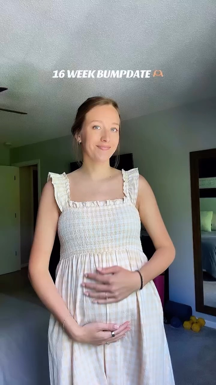 Can’t believe I’m already 16 weeks along! One week closer to meeting our little bean 🤍🥹 #16weekspregnant #bumpdate #pregnancyjourney #firsttimemom

#LTKootd #LTKmomlife