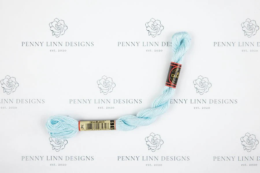 DMC 5 Pearl Cotton 747 Blue Sea Mist | Penny Linn Designs