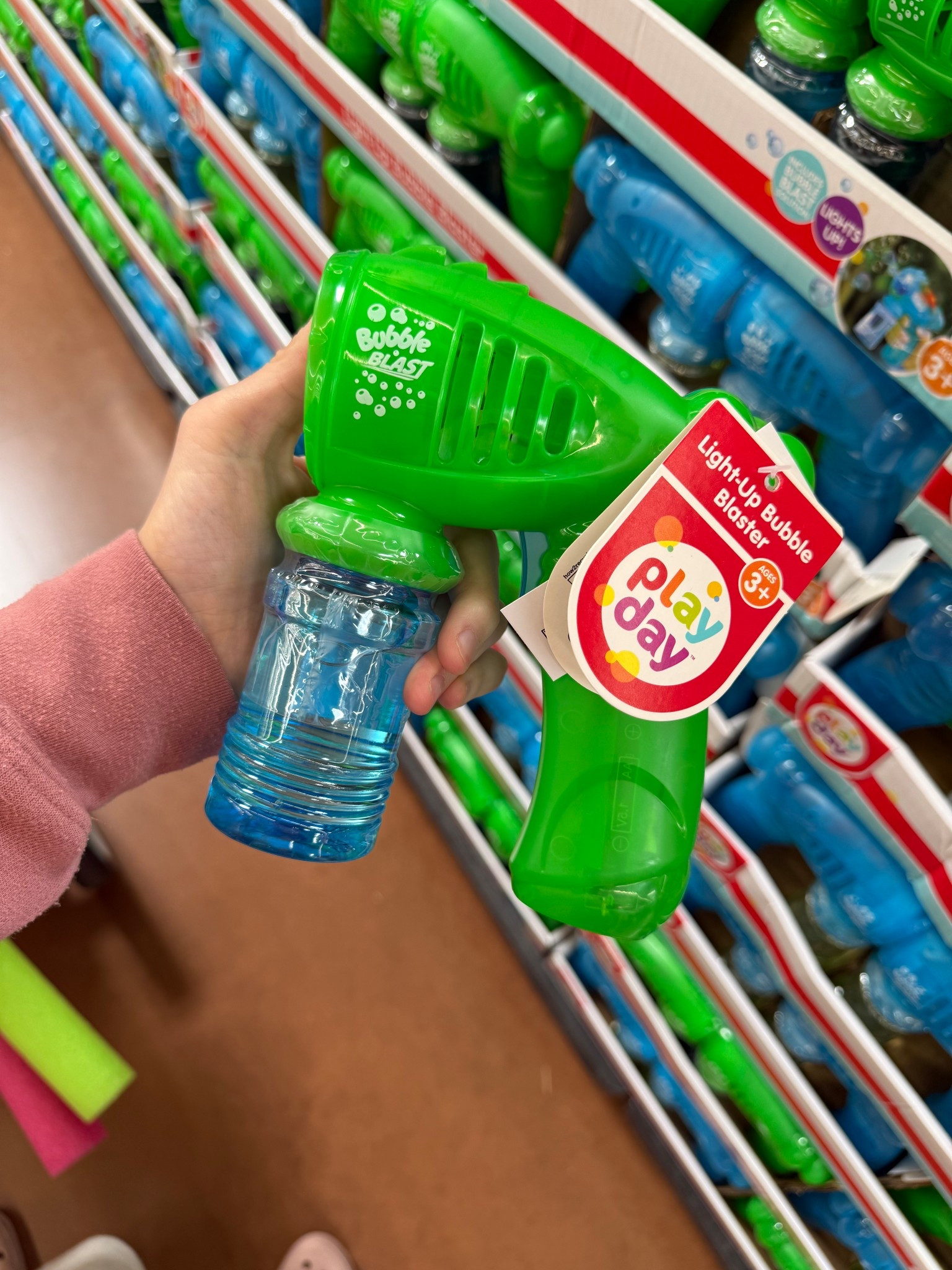 Light up bubble blaster I snagged the green one for my toddler, what kid doesn’t love bubbles?! So fun for summer!! 

#LTKmomlife #LTKSeasonal #LTKKids