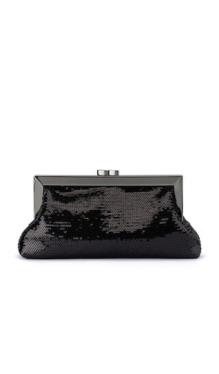 olga berg Zephyr Clutch in Black. | Revolve Clothing (Global)