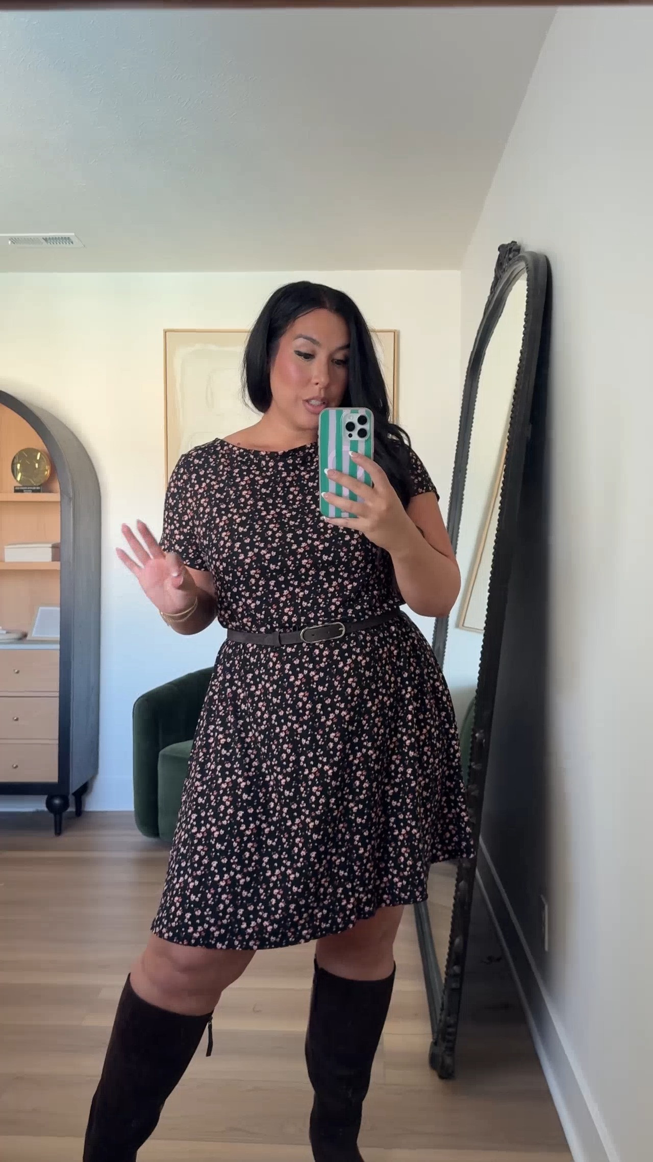 Here is the dress without the cardigan, and if you are like me and you run HOT then you’ll love the way this feels. The fabric is nice and cool! 

Dress: XL

fall dresses, fall outfit ideas, affordable fall outfits, work dresses, mid size outfit ideas, old navy fashion

#LTKootd #LTKMidsize #LTKSeasonal