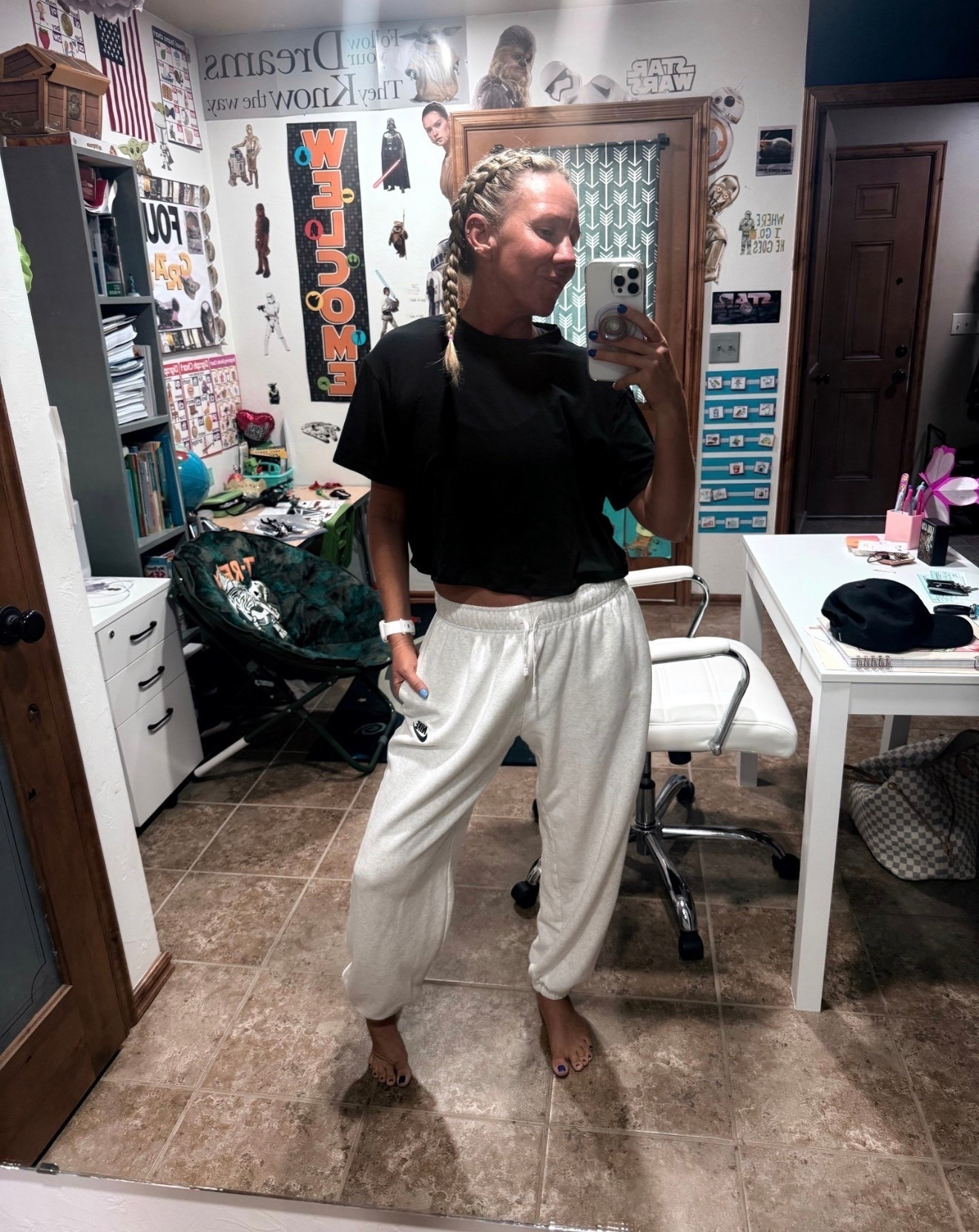 Dreary days call for cozy grace ☁️ Rocking my comfy Nike fit and resting in the reminder that even gloomy days have purpose. “He will be the sure foundation for your times.” – Isaiah 33:6 🙌 
#FaithAndFashion #CozyInChrist #NikeStyle #ComfyFit #Isaiah336 #OOTD #AthleisureWithPurpose #DrearyDayLook #RestInHim #MomStyle #ComfortAndGrace #ChristianStyle #FaithBasedFashion

#LTKmomlife #LTKfitnessgoals #LTKootd