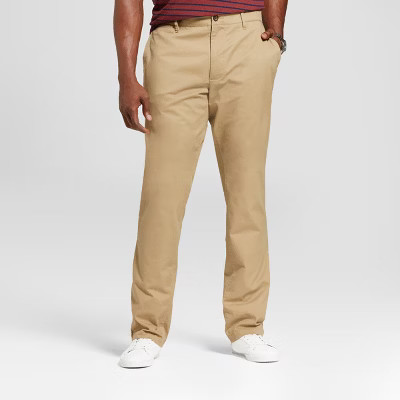 Men's Tall Athletic Fit Hennepin Chino Pants - Goodfellow & Co™ Tan 31x36 | Target