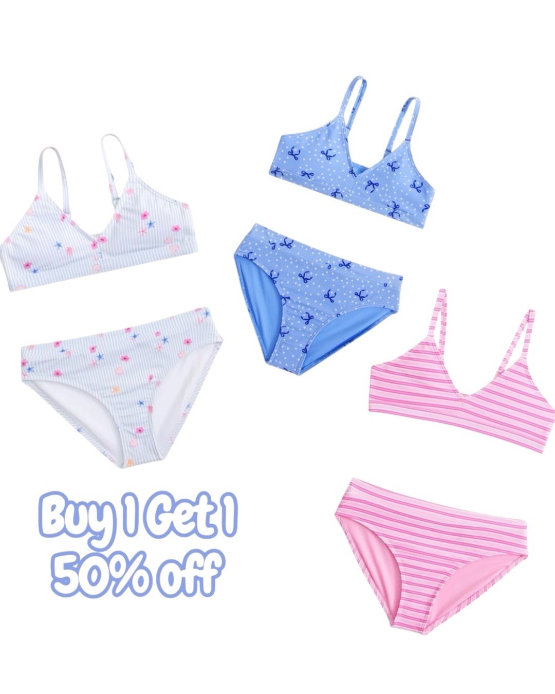 Some of our FAVORITE tween swim finds for summer 👙 

We especially love grabbing different tops & bottoms to make multiple sets out of just a few pieces. I’m

And these are currently Buy 1 Get 1 50% off which makes stocking up for summer even better 😮‍💨

#LTKxAbercrombie #LTKSaleAlert #LTKKids