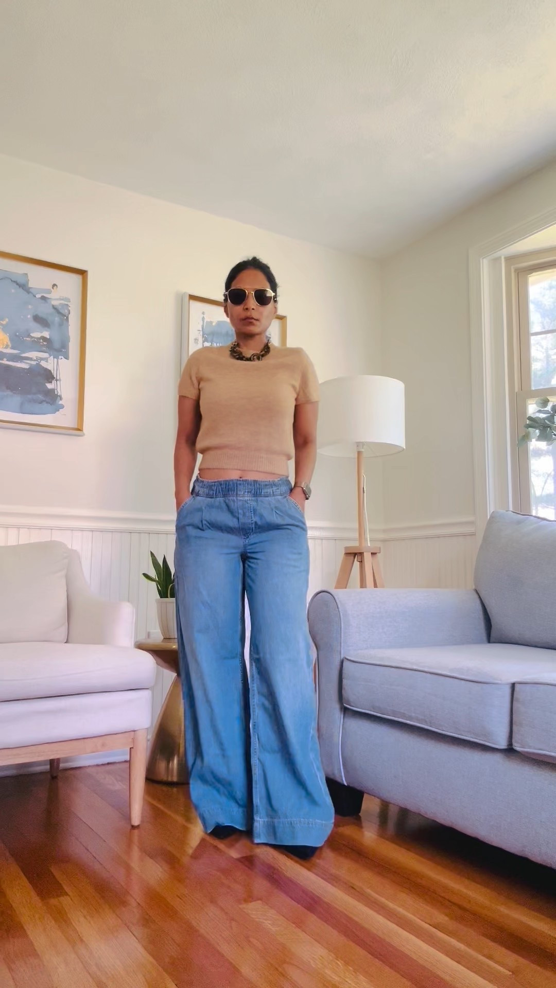 Here’s my review of the new viral Gap Easy jeans. So for starters, are these comfy? 100% yes! They’re super soft with baggy legs and a great weight for warmer weather. They also have an interior waist feature (that you can see at the end of the video) that makes the waist adjustable. 

They have all the features you would generally look for if waist gapping in denim is usually an issue for you..as it is for me. BUT, there are also some fit and finish imperfections for me: 1. For one, they seem very prone to wrinkles - maybe because the material is on the thinner side. 
2. Second, despite having the inner tie, I still couldn’t make them fit small enough for my waist..they slide down a bit and will be more of a lower rise Jean on me. Though, this is only an issue if you have a long torso like me. 

If you’d like more details, head to the Petite Style Studio page on Facebook where I’ve included more info on the fit and sizing…there are some nuances around petite versus regular sizing for example. 

Bottom line is, though they fall a little short for my particular body type, I’d recommend these to most women. Definitely worth a try for the comfort factor!


#LTKPetite #LTKOver40 #LTKFindsUnder100