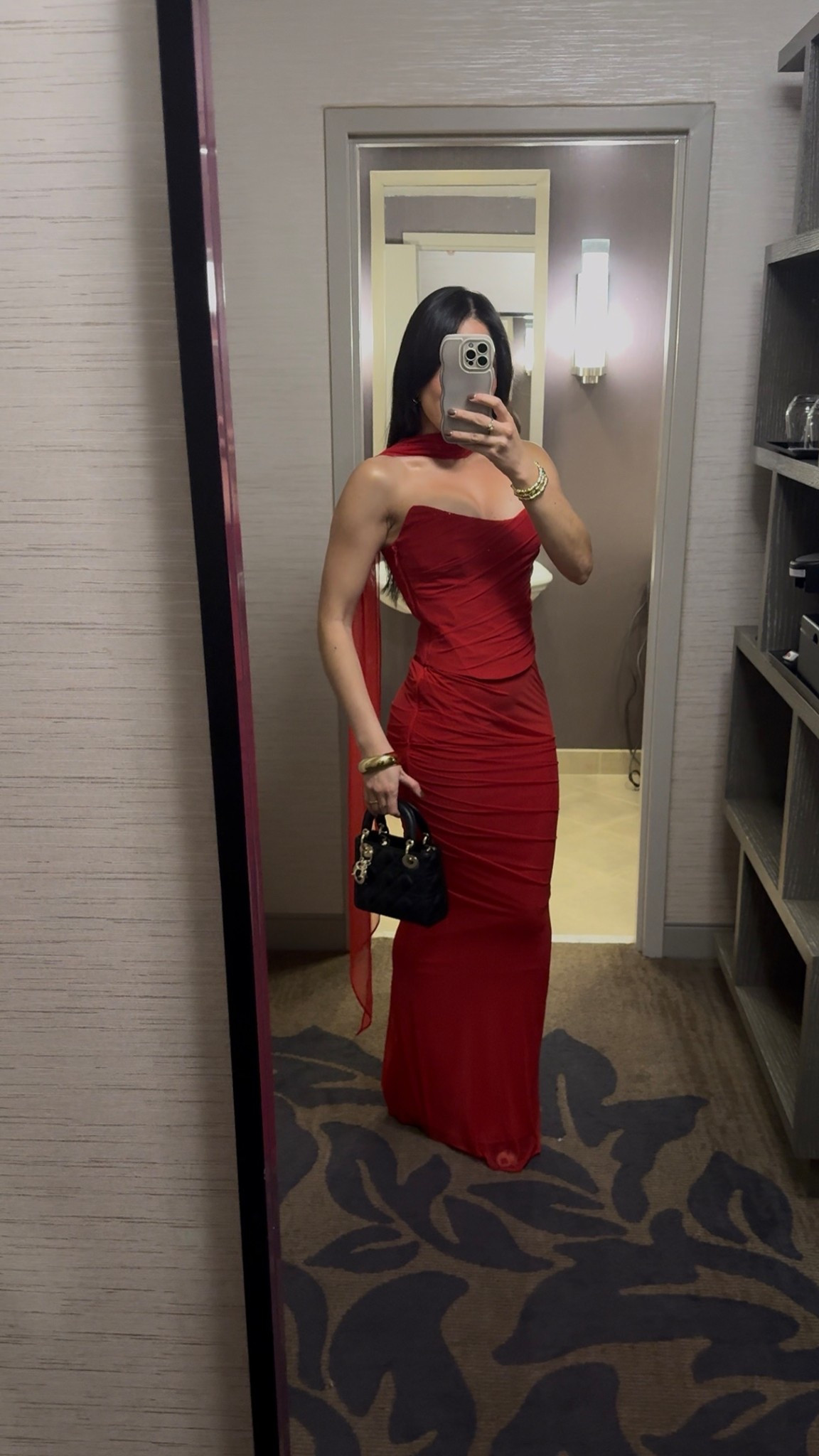 Wearing a size small :) #weddingguestdress #redeveninggown #houseofcb #redcorset #eveninggown #miniladydior #weddingseason #houseofcbhalliecorsey 

#LTKWedding #LTKHoliday #LTKParties