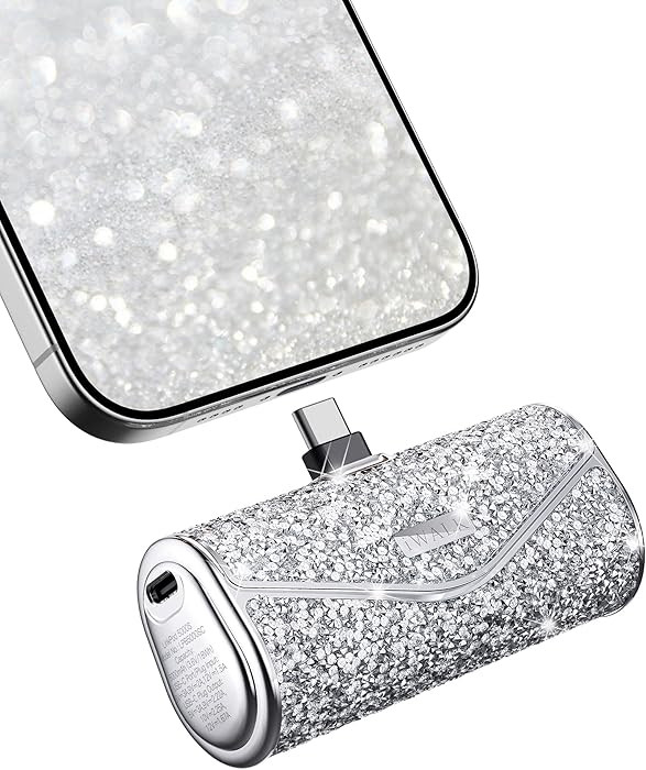 iWALK Upgraded Sparkly Portable Charger 22.5W, 5000mAh Power Bank for iPhone 17/16/15 Series, Min... | Amazon (US)