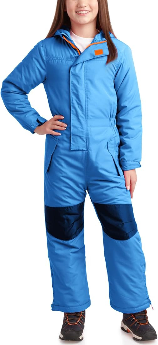 Kids' Snowsuit - Boys' and Girls' Waterproof Jumpsuit - Winter Pram Snowmobile Ski Suit Coveralls... | Amazon (US)