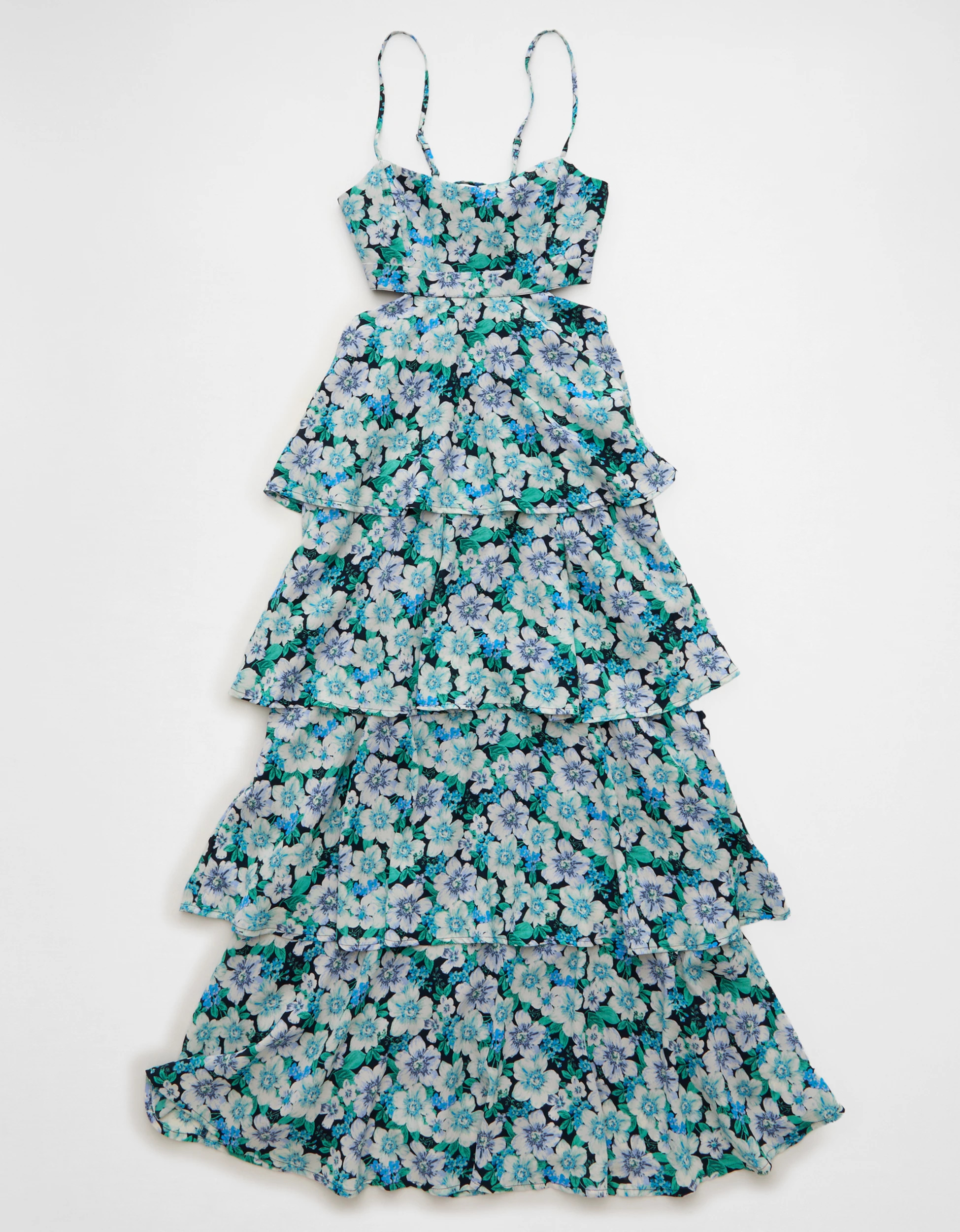 AE Babydoll Tiered Maxi Dress | American Eagle Outfitters (US & CA)