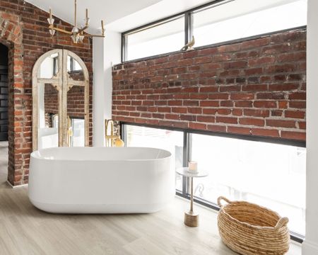 Freestanding tubs in open living spaces are on completely on trend.

#LTKhome