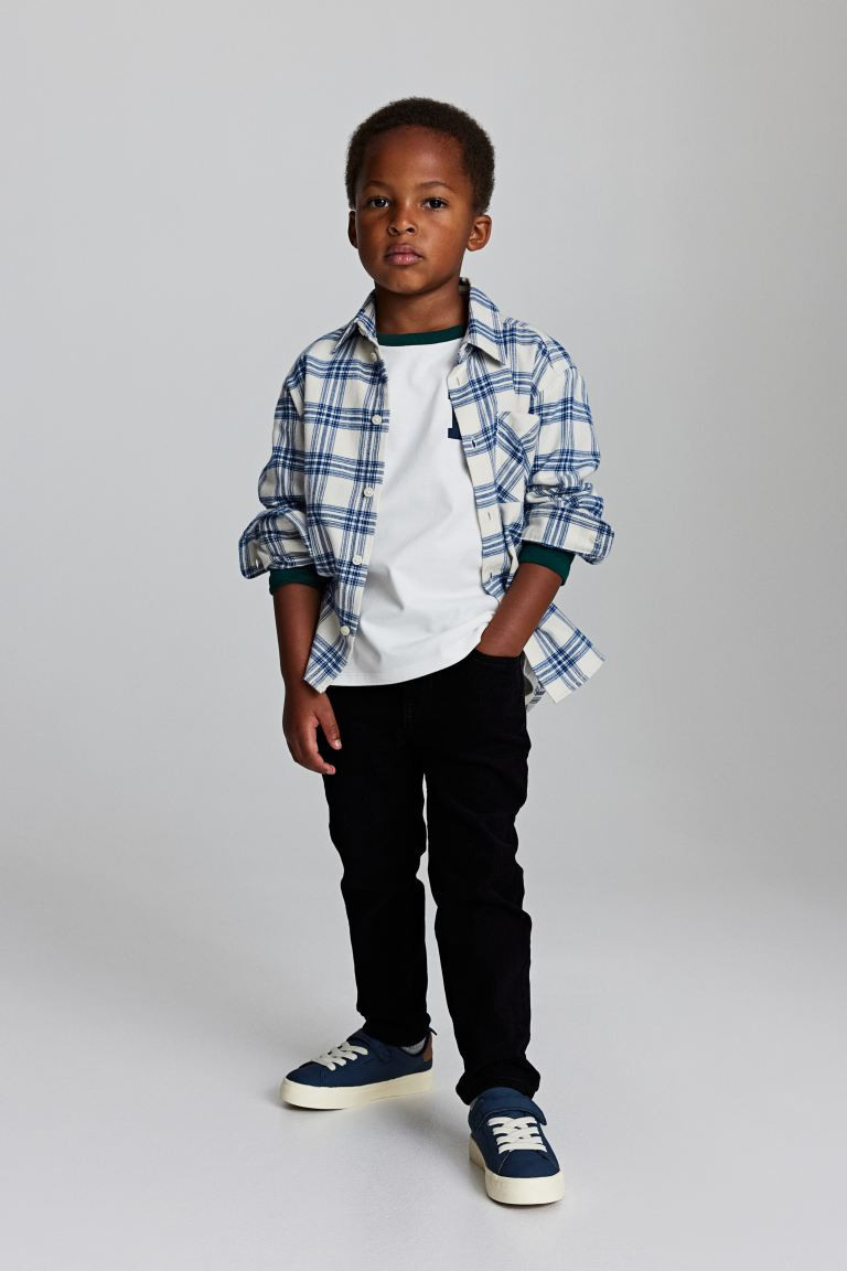 Slim Fit Corduroy Pants | H&M (US + CA)