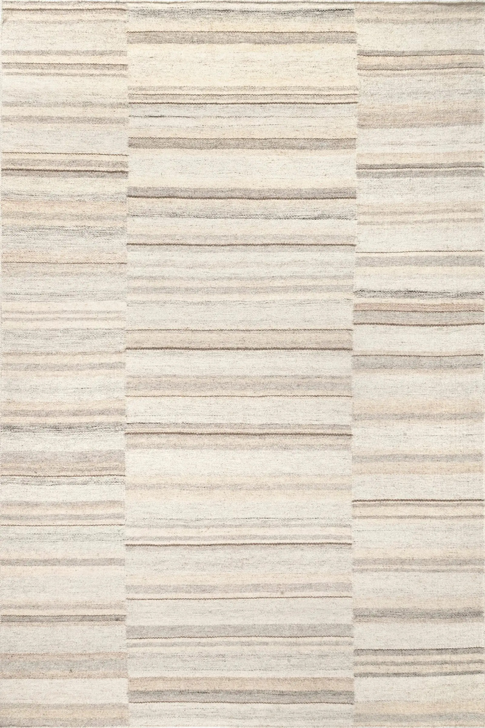 Marble Striped Wool-Blend Rug | Beige | Rugs USA