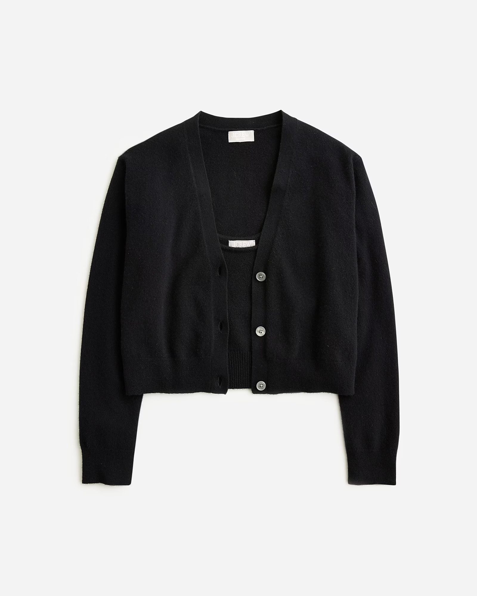 Cashmere shrunken sweater-tank set | J. Crew US