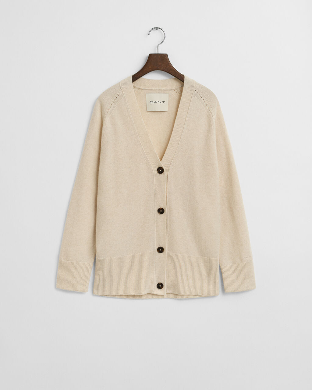 Wool Cashmere Blend Cardigan - GANT | Gant